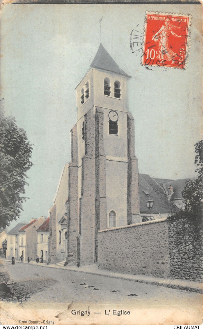 91-GRIGNY-L EGLISE-N°6031-E/0143 - Grigny