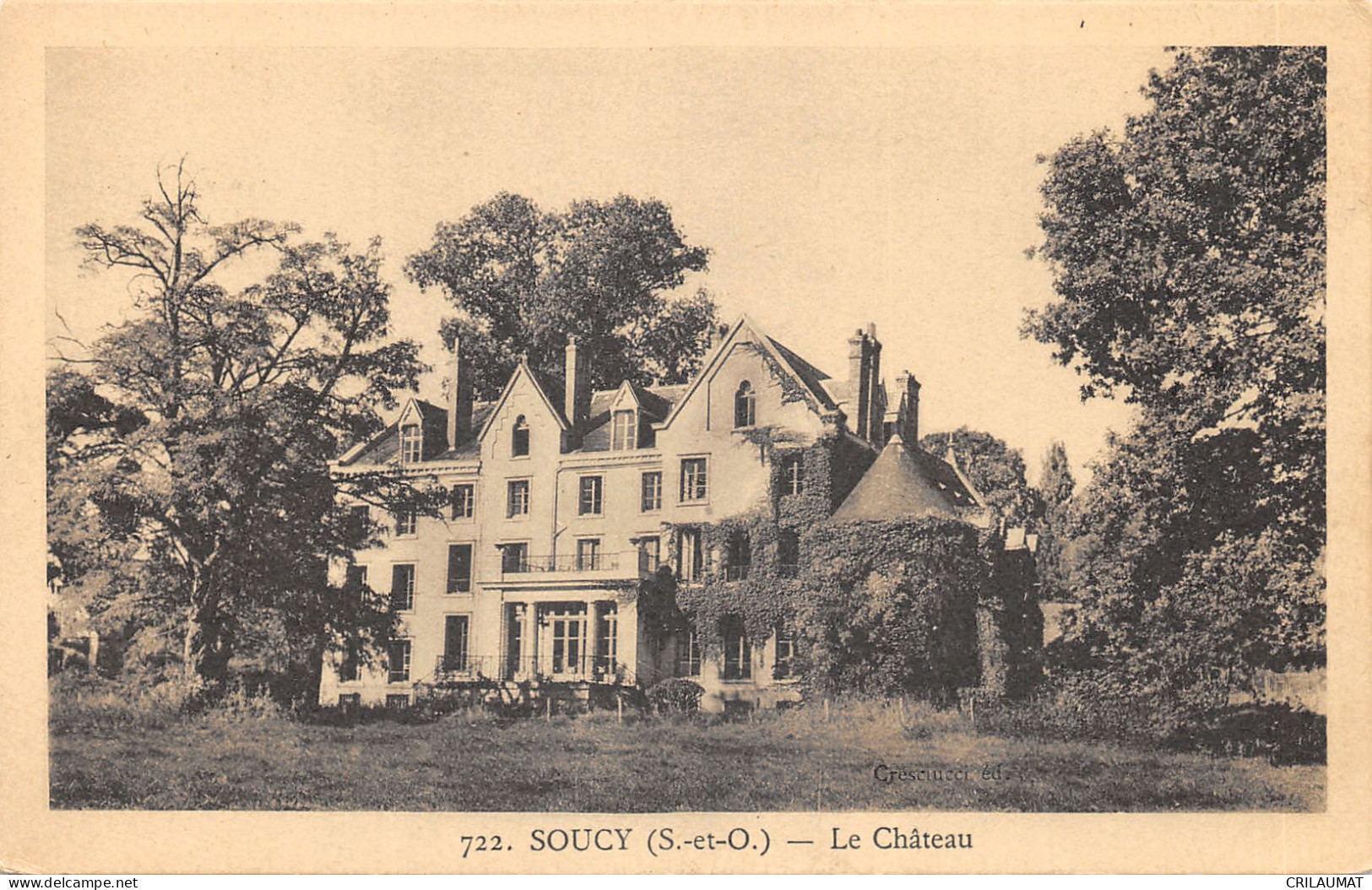 91-SOUCY-LE CHATEAU-N°6031-E/0125 - Soucy