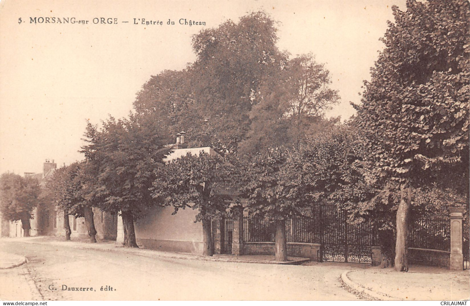 91-MORSANG SUR ORGE-ENTREE DU CHATEAU-N°6031-E/0075 - Morsang Sur Orge