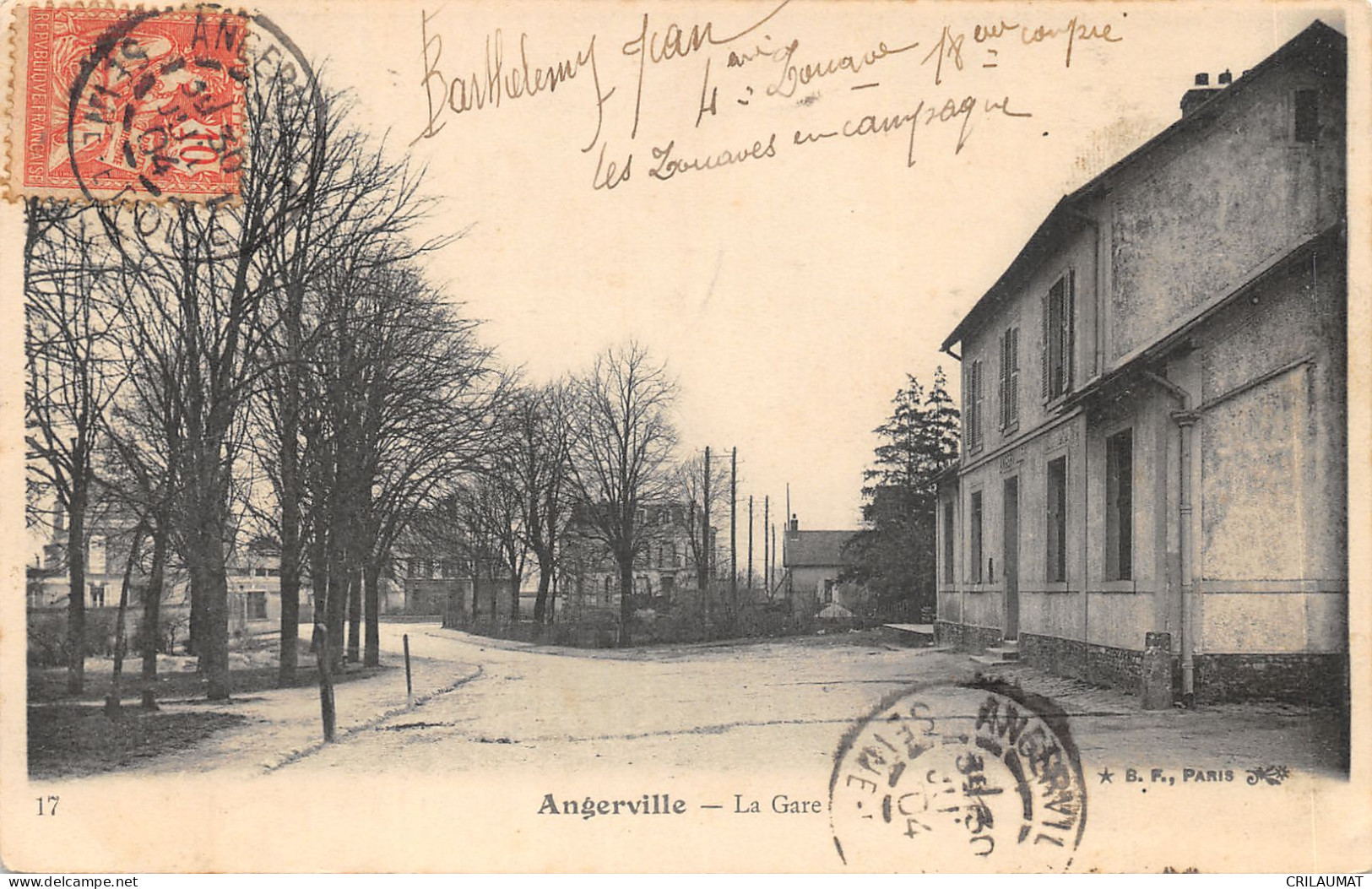 91-ANGERVILLE-LA GARE-N°6031-E/0045 - Angerville