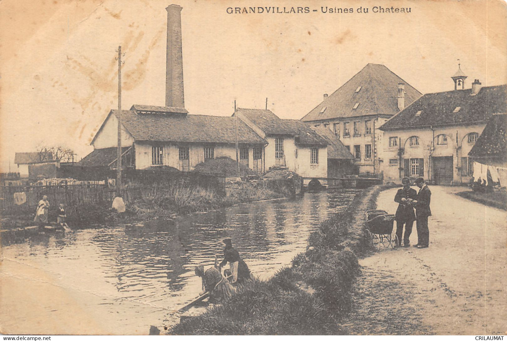 90-GRANDVILLARS-USINES DU CHATEAU-N°6031-E/0019 - Grandvillars