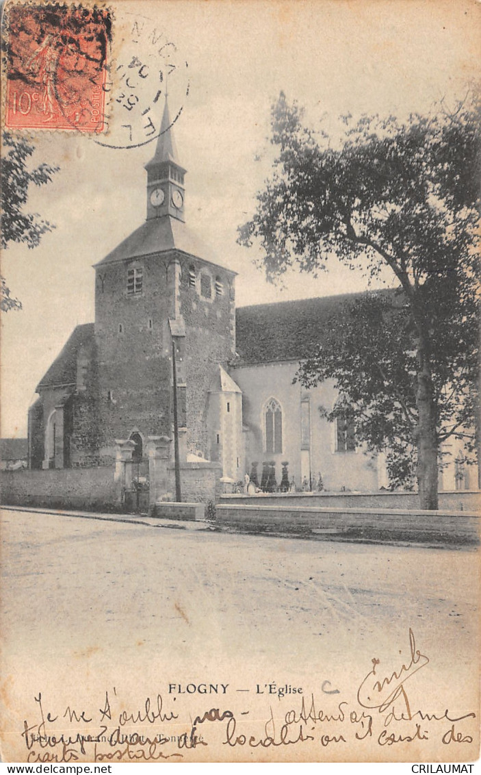 89-FLOGNY-L EGLISE-N°6031-D/0319 - Flogny La Chapelle