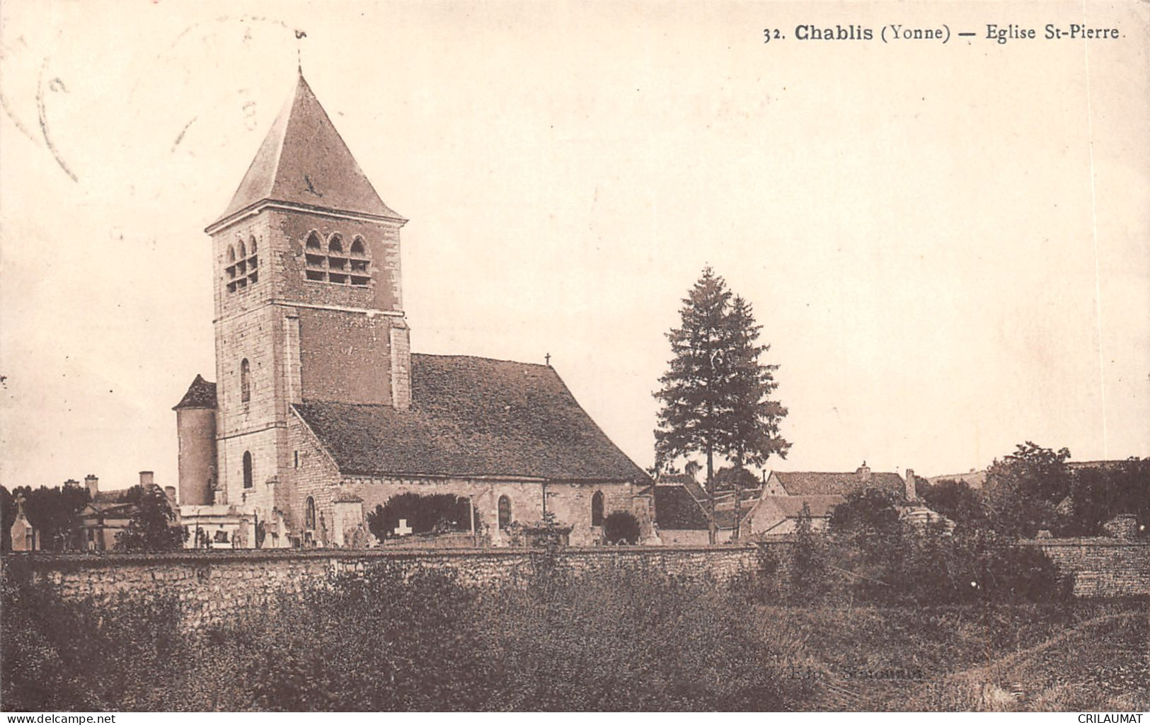 89-CHABLIS-EGLISE SAINT PIERRE-N°6031-D/0279 - Chablis