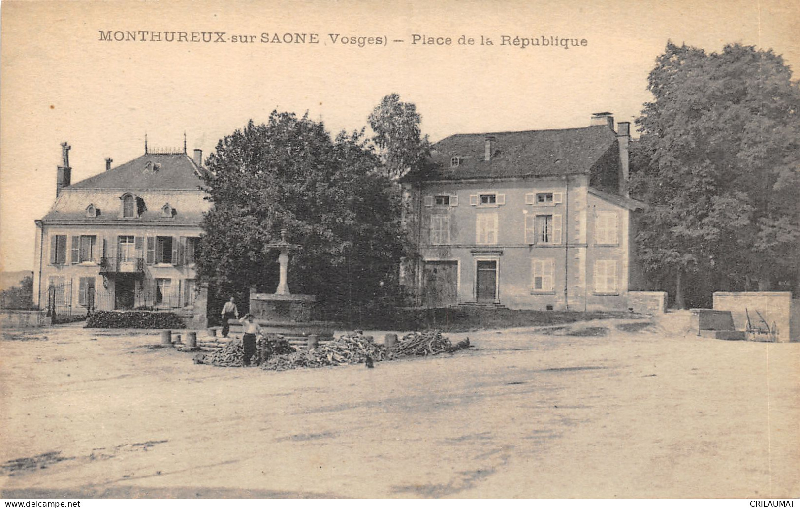 88-MONTHUREUX SUR SAONE-PLACE DE LA REPUBLIQUE-N°6031-D/0151 - Monthureux Sur Saone