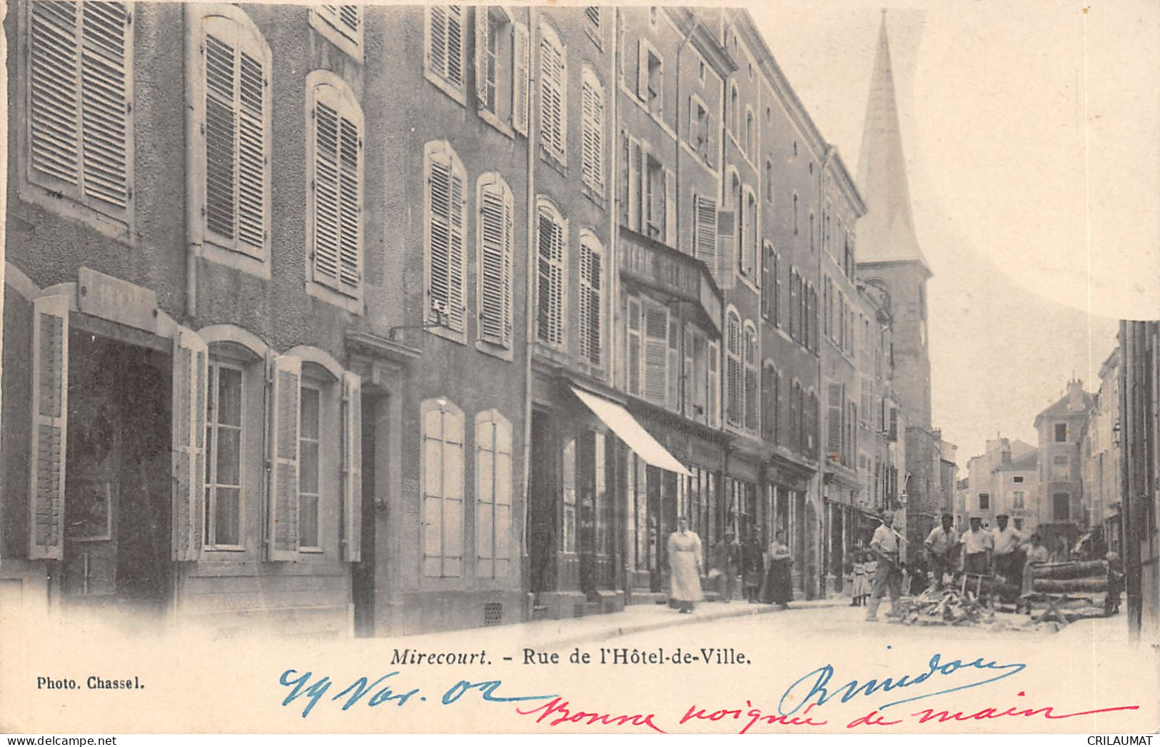 88-MIRECOURT-RUE DE L HOTEL DE VILLE-N°6031-D/0003 - Mirecourt