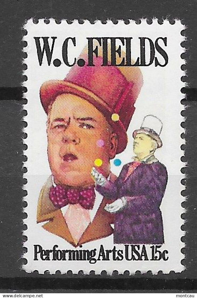 USA 1980.  W. C. Fields Sc 1803  (**) - Nuovi