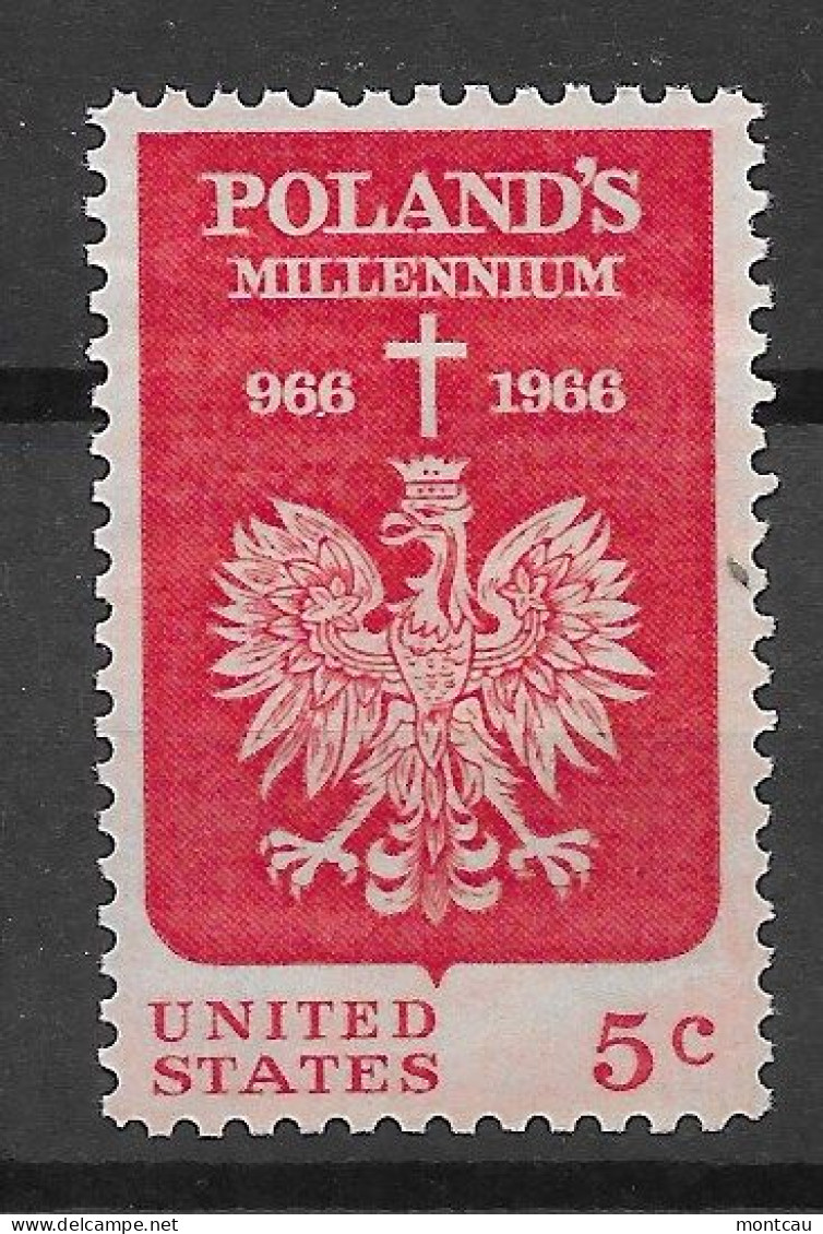 USA 1966.  Polonia Sc 1313  (**) - Unused Stamps