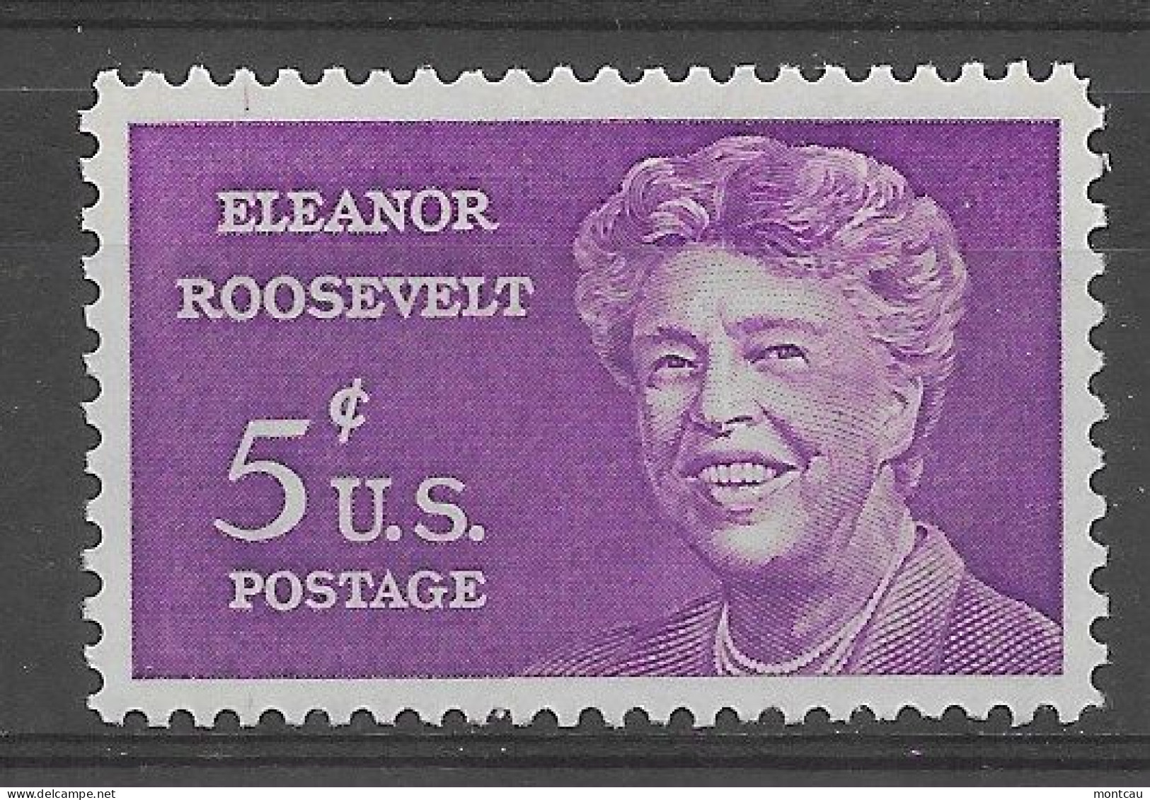 USA 1963.  E. Roosevelt Sc 1236  (**) - Nuevos