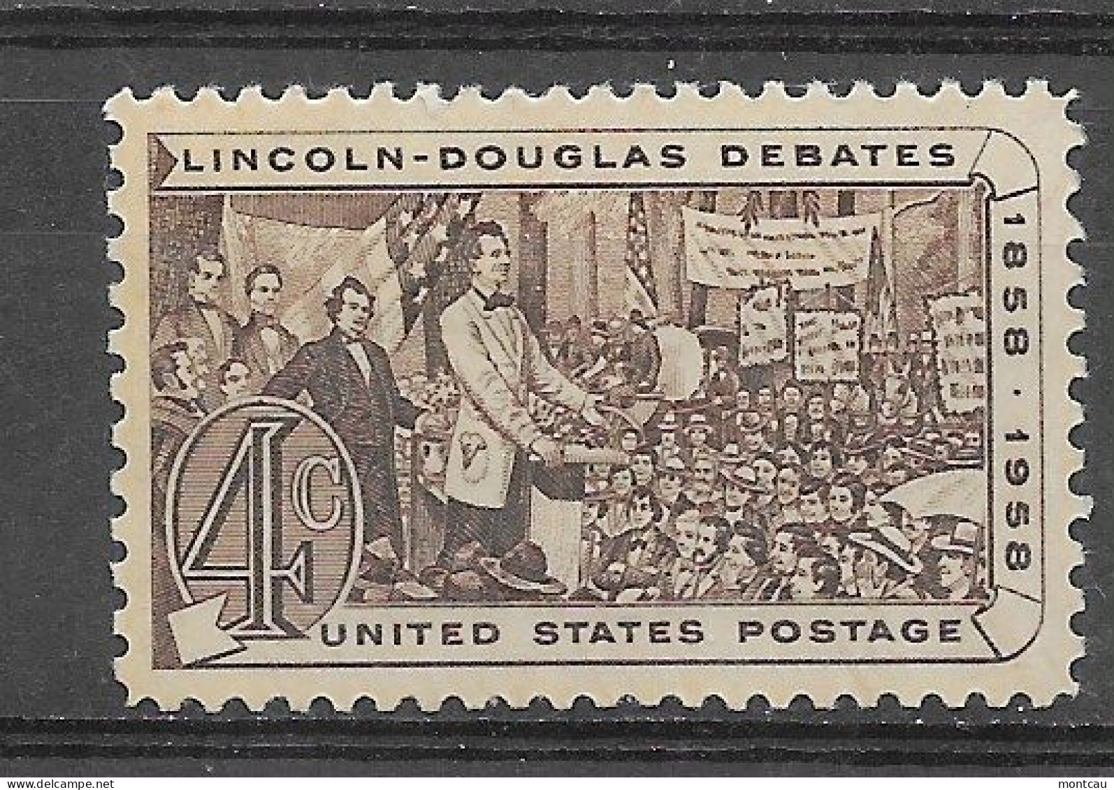 USA 1958.  Lincoln  Douglas Sc 1115  (**) - Ungebraucht