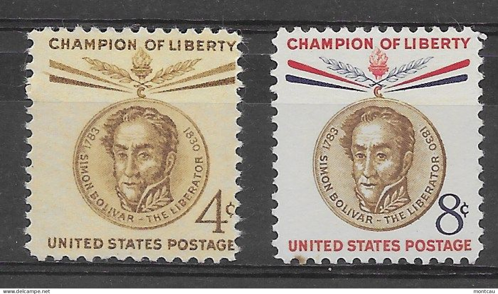 USA 1958.  Bolivar Sc 1110-11  (**) - Nuevos