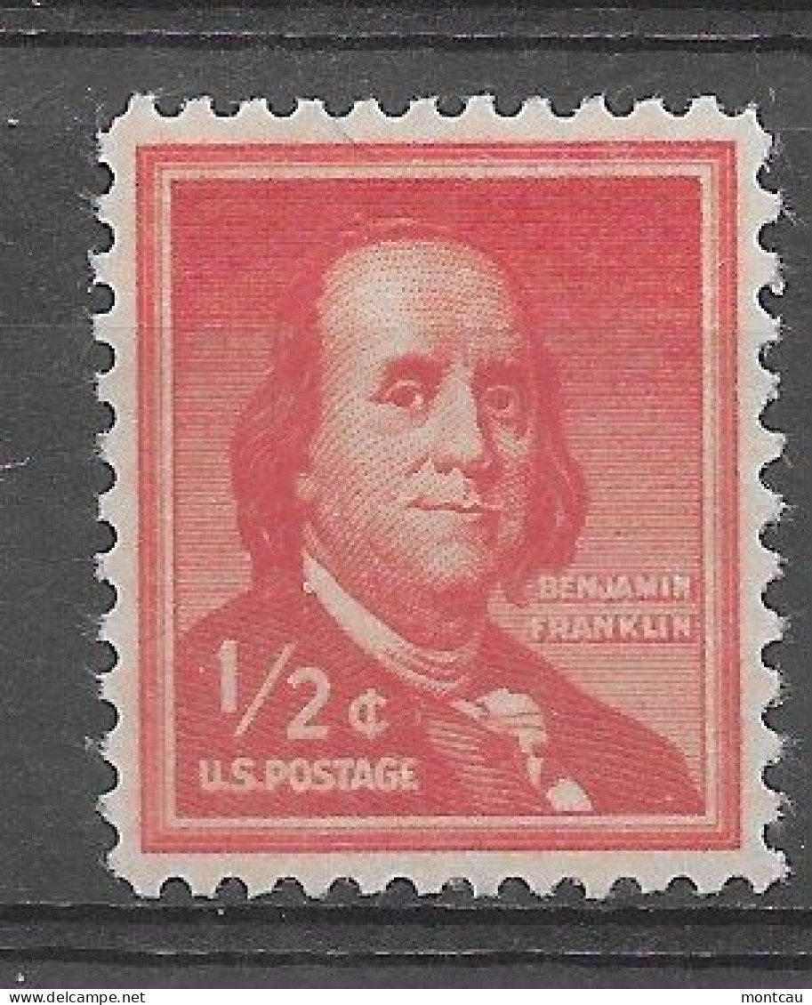 USA 1954.  Franklin Sc 1030  (**) - Neufs