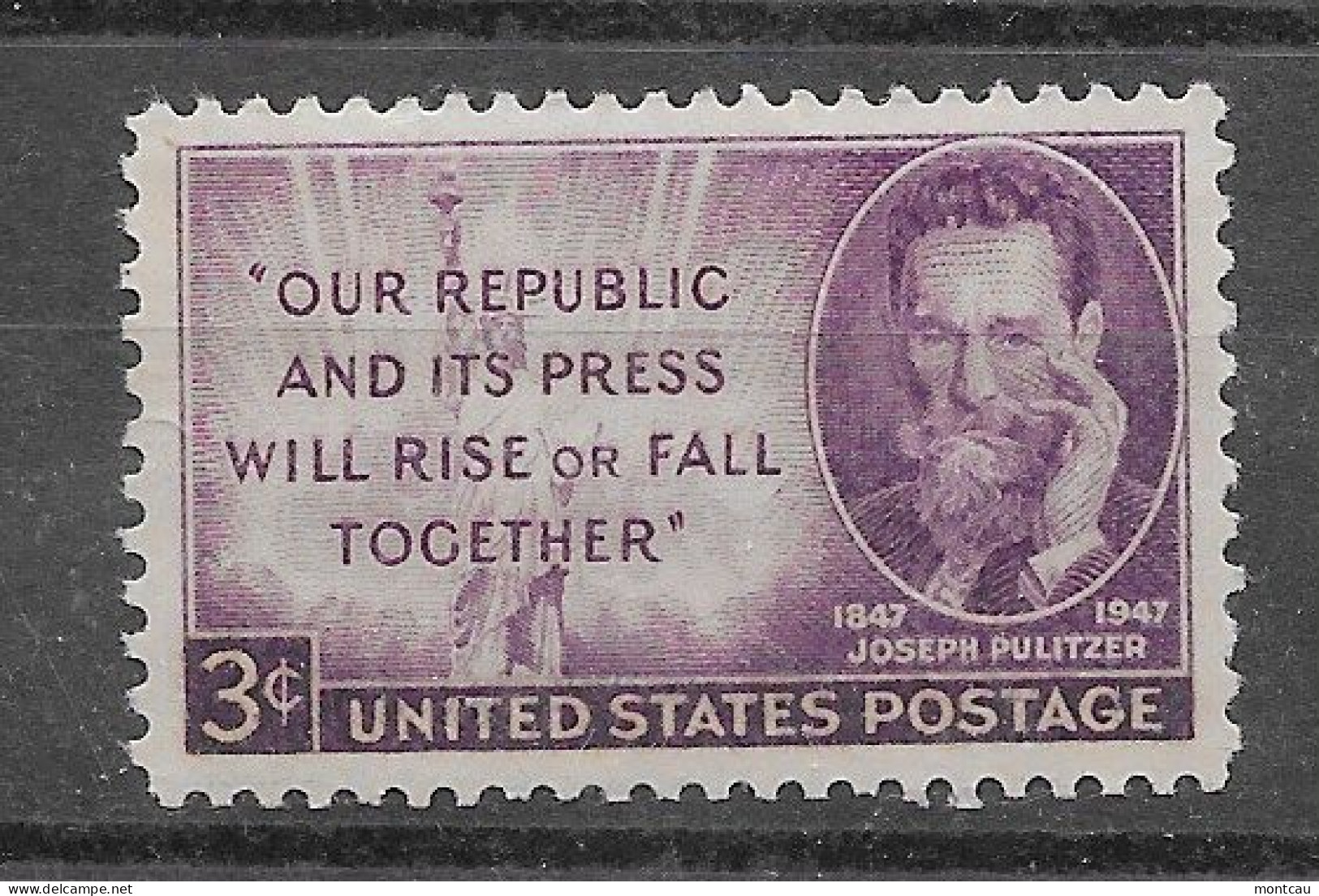 USA 1947.  J. Pulitzer Sc 946  (**) - Nuovi