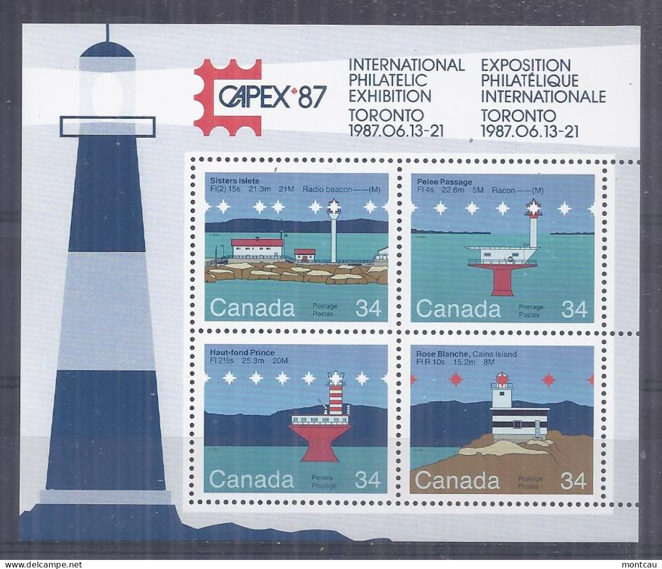 Canada 1985. Faros . Sc=1066a (**) - Unused Stamps