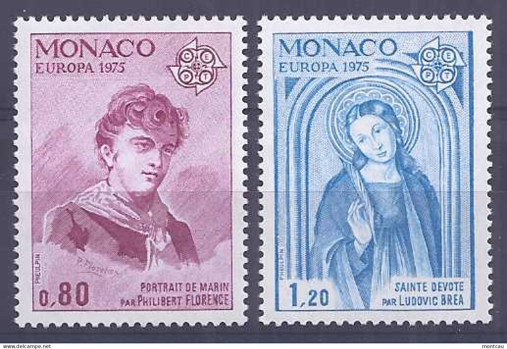 Europa 1975. Monaco Mi 1167-68 MNH (**) - 1975