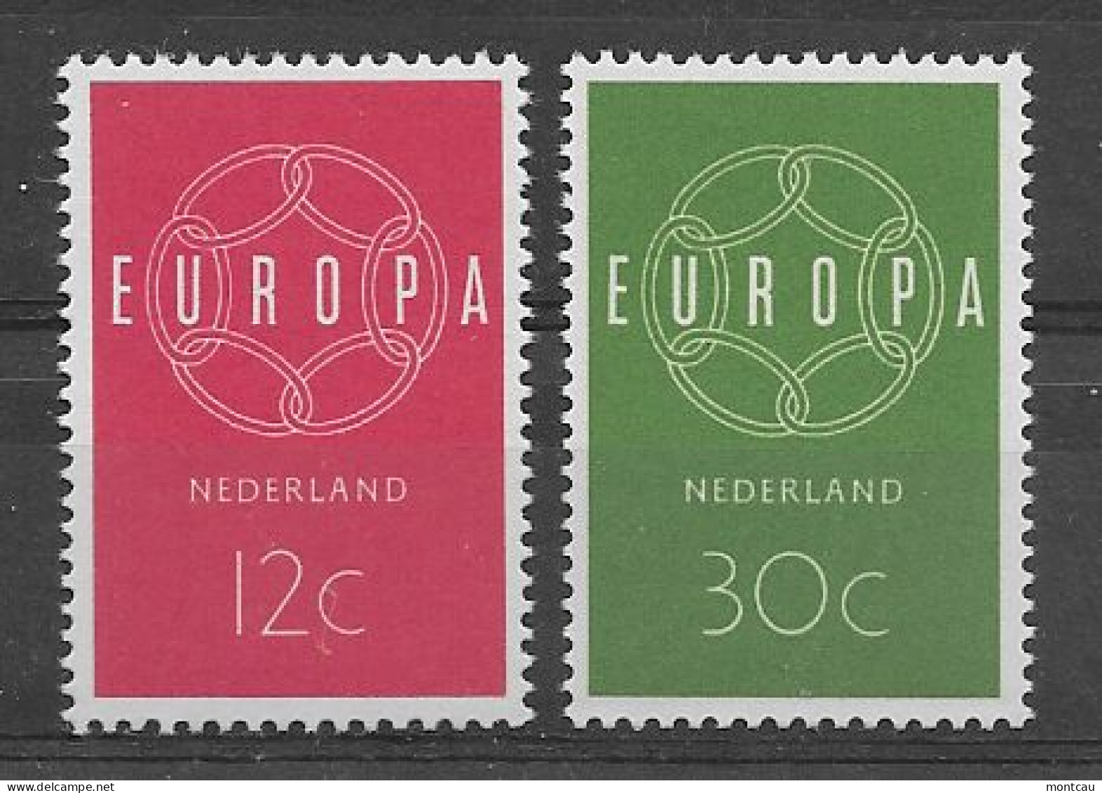 Nederland 1959.  Europa Mi 735-36  (**) - 1959