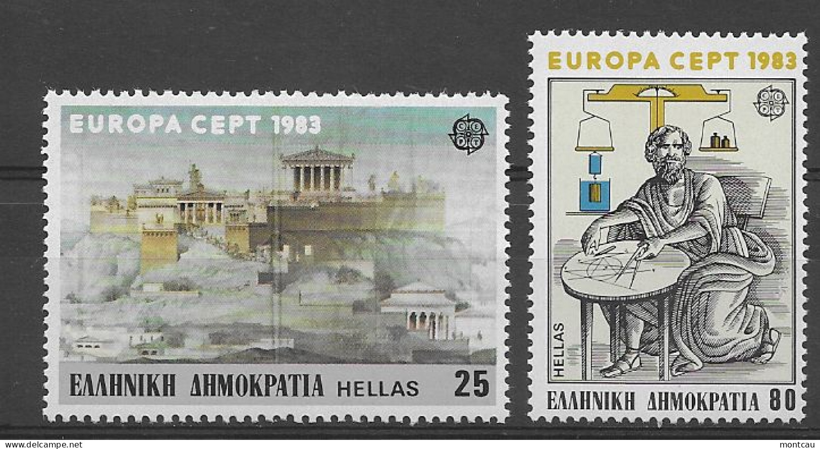 Grecia 1983.  Europa Mi 1513-14  (**) - Neufs