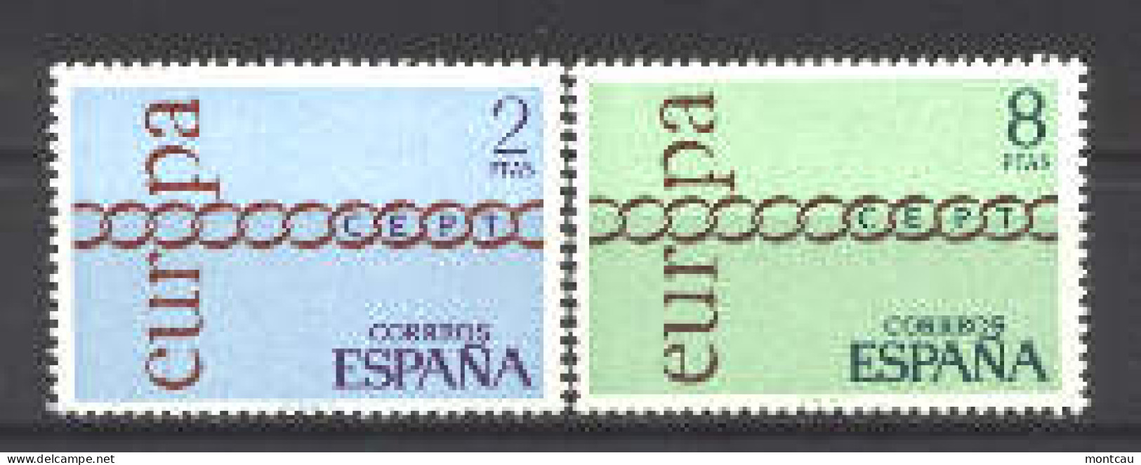 Spain 1971 - Europa Ed 2031-32 (**) - Nuovi