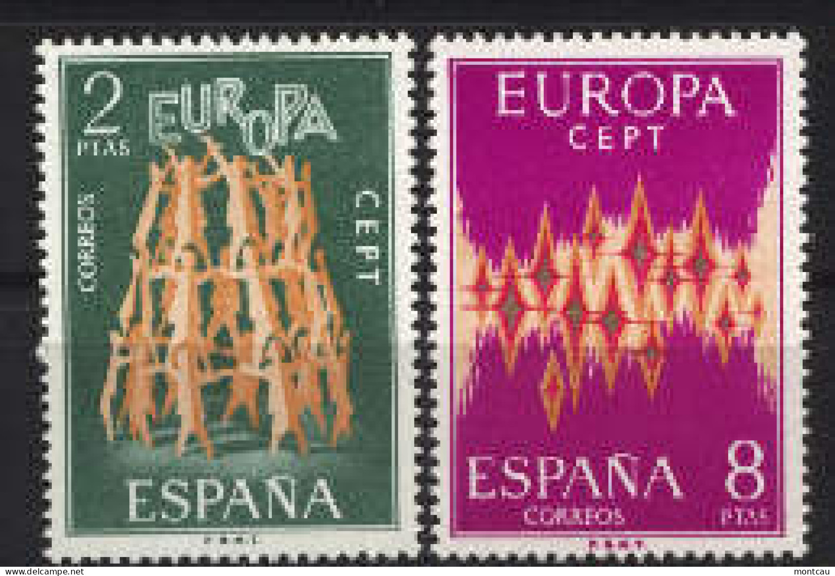 Spain 1972. Europa Ed 2090-91 (**) - Ungebraucht