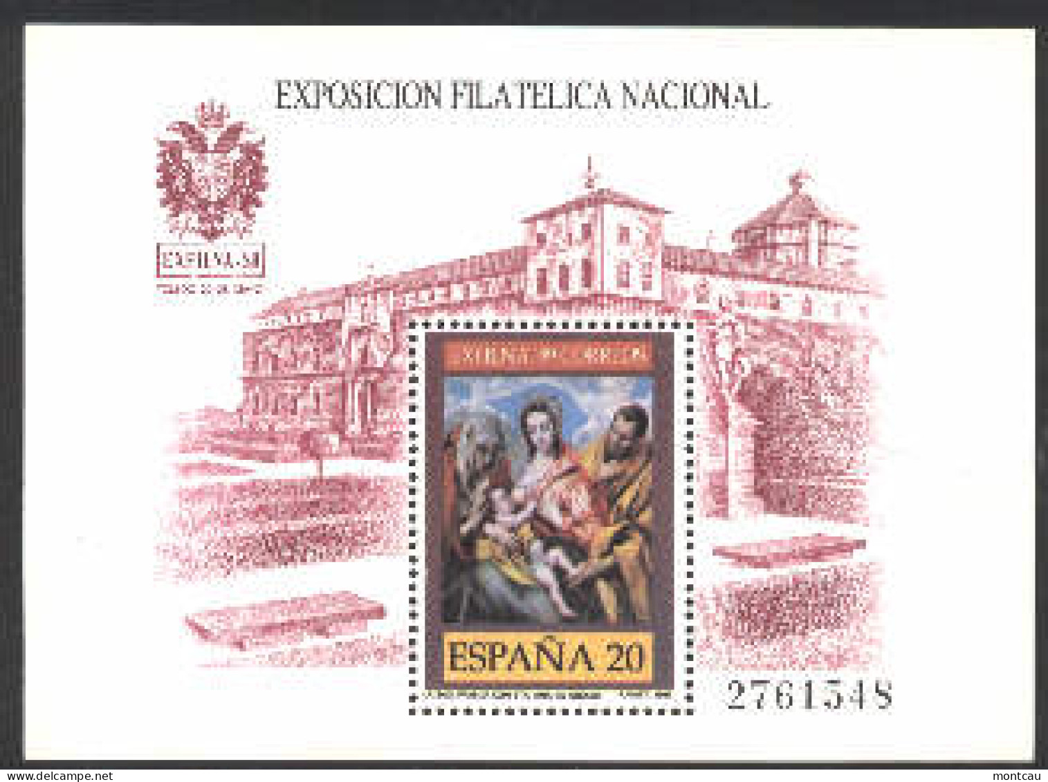 Spain 1989. Exfilna 89 Hojita.  Ed 3012 (**) - Neufs