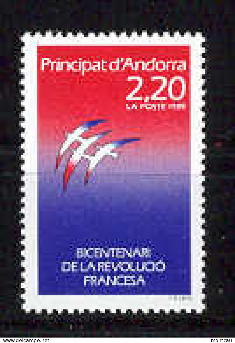 Andorra -Franc 1989 - Revolucion Fra. Y=376 E=397 (**) - Franse Revolutie