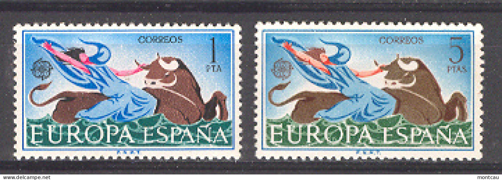 Spain 1966 - Europa Ed 1747-48 (**) - Ongebruikt