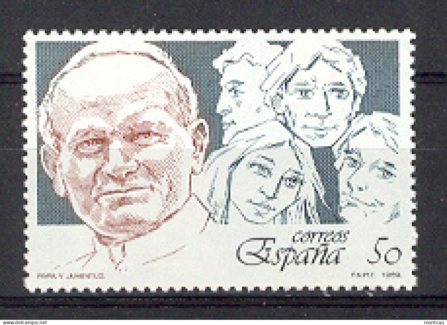 Spain 1989 - Papa Y Juventud Ed 3022 (**) - Unused Stamps