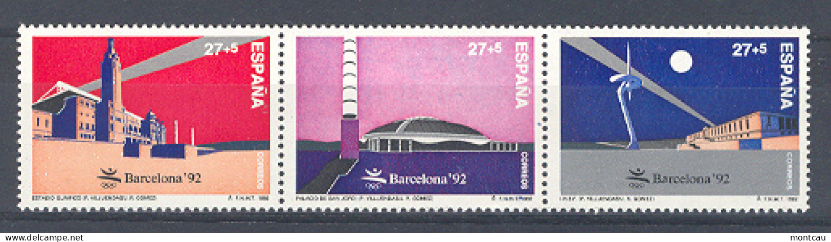 Spain 1992. JJOO Barcelona-92 Ed 3215-17 - Nuovi