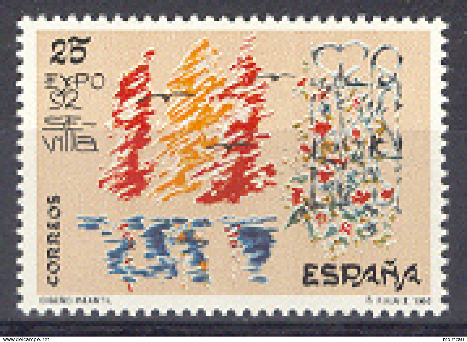 Spain 1992 - Dis. Infantil. Expo'92 Ed 3153 (**) - Ungebraucht