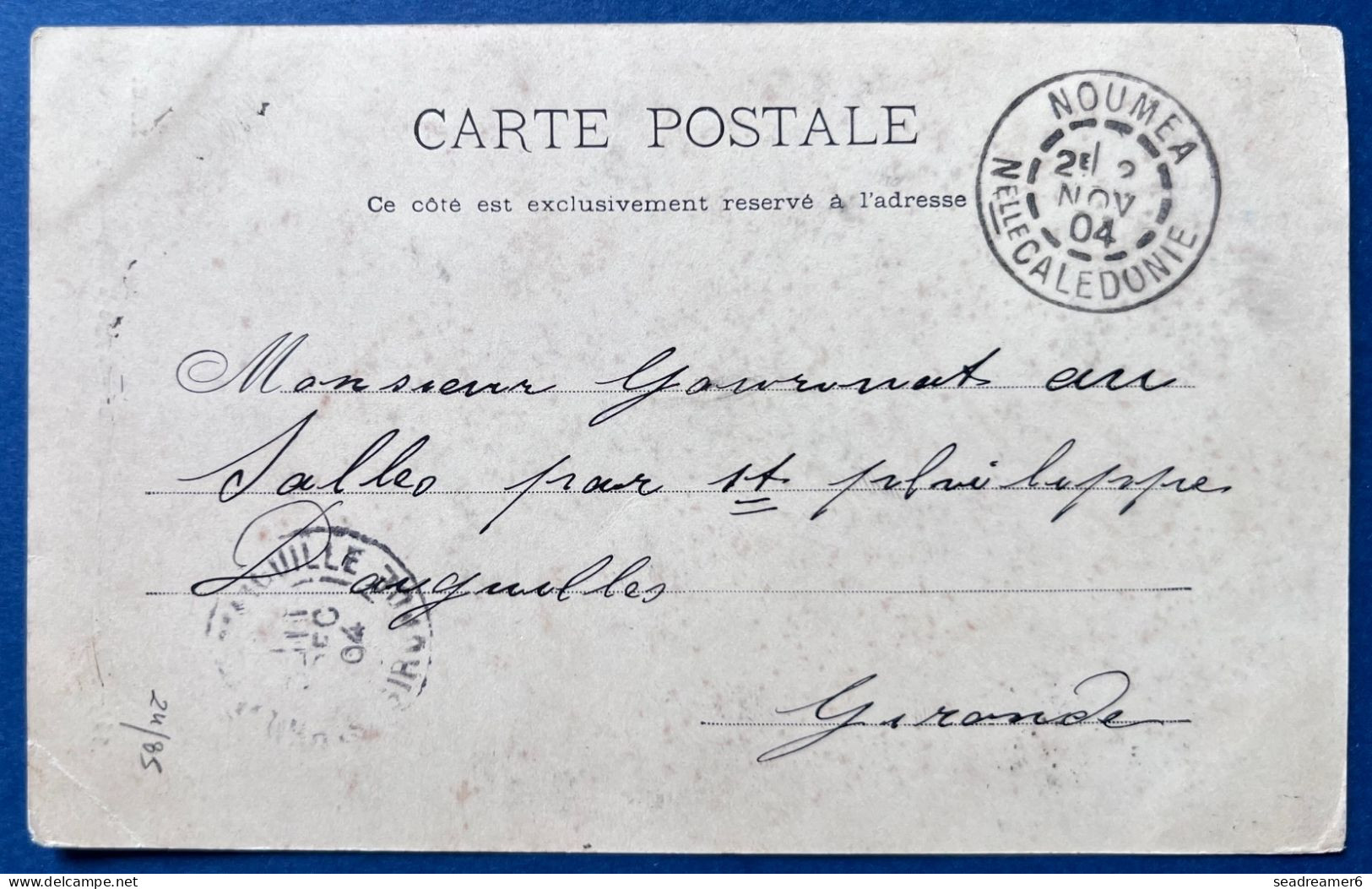 Carte Postale De Nouvelle Calédonie Type TONQUINOIS Couleurs Groupe N°34 5c Vert Jaune Obl NOUMEA Nelle CALEDONIE TTB - Briefe U. Dokumente