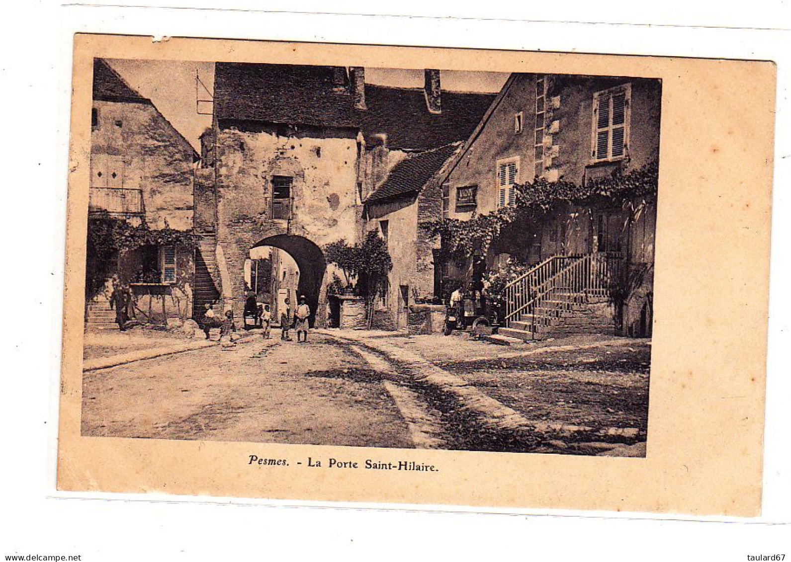 Pesmes La Porte Saint-Hilaire (état: Petit Manque Bord Supérieur Gauche) - Pesmes