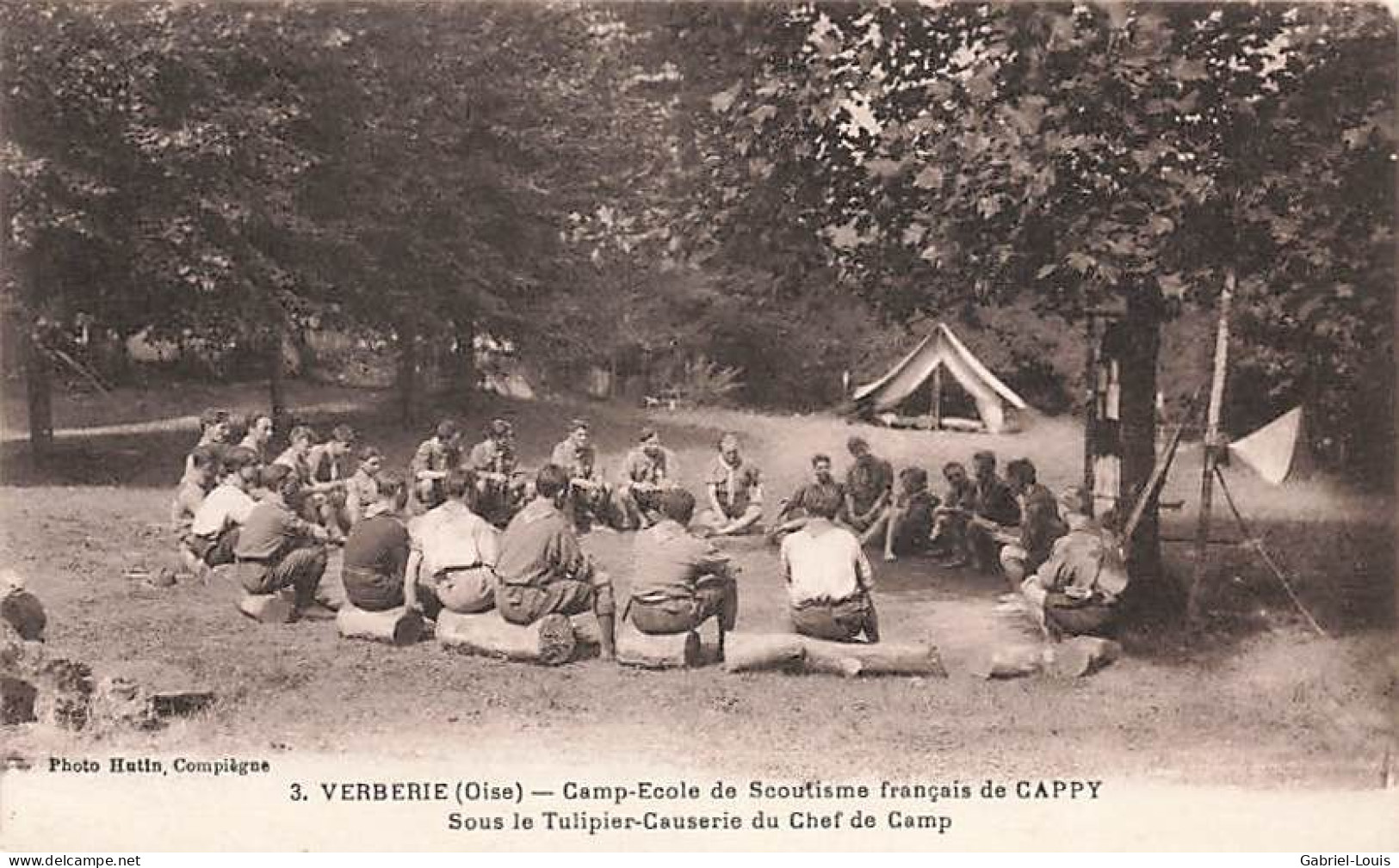 Verberie Camp Ecole De Scoutisme Français De Cappy Causerie Chef De Camp Tulipier - Verberie