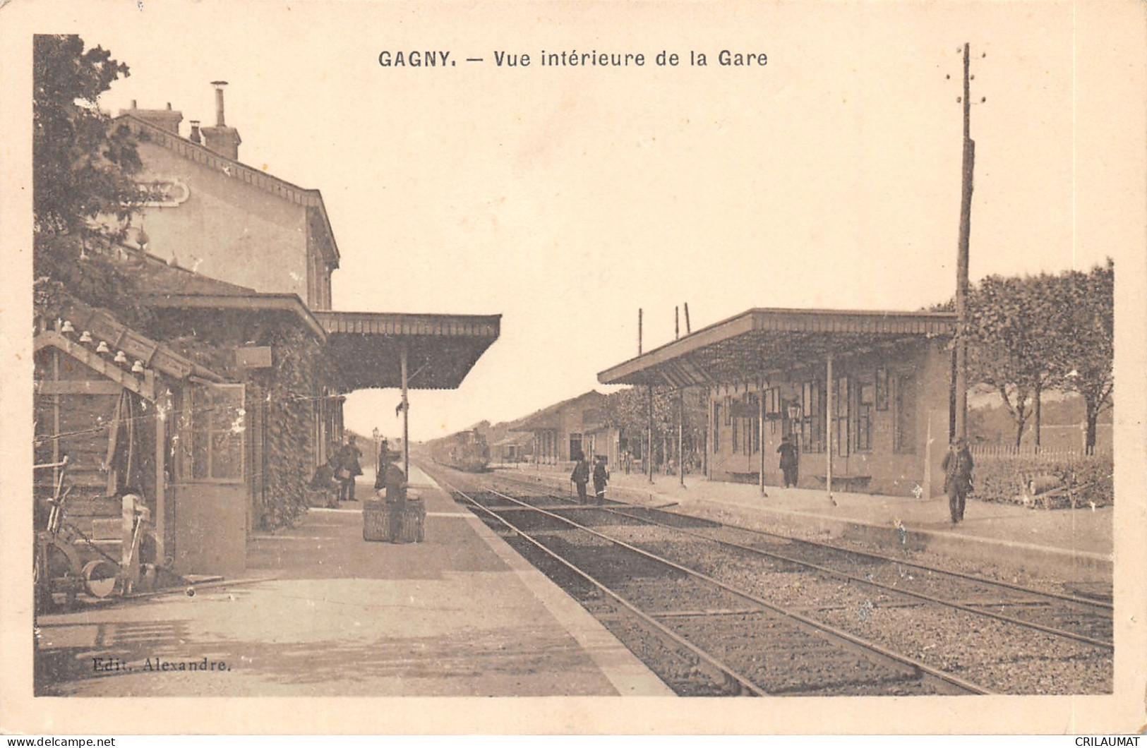 93-GAGNY-INTERIEUR DE LA GARE-N°6031-H/0093 - Gagny