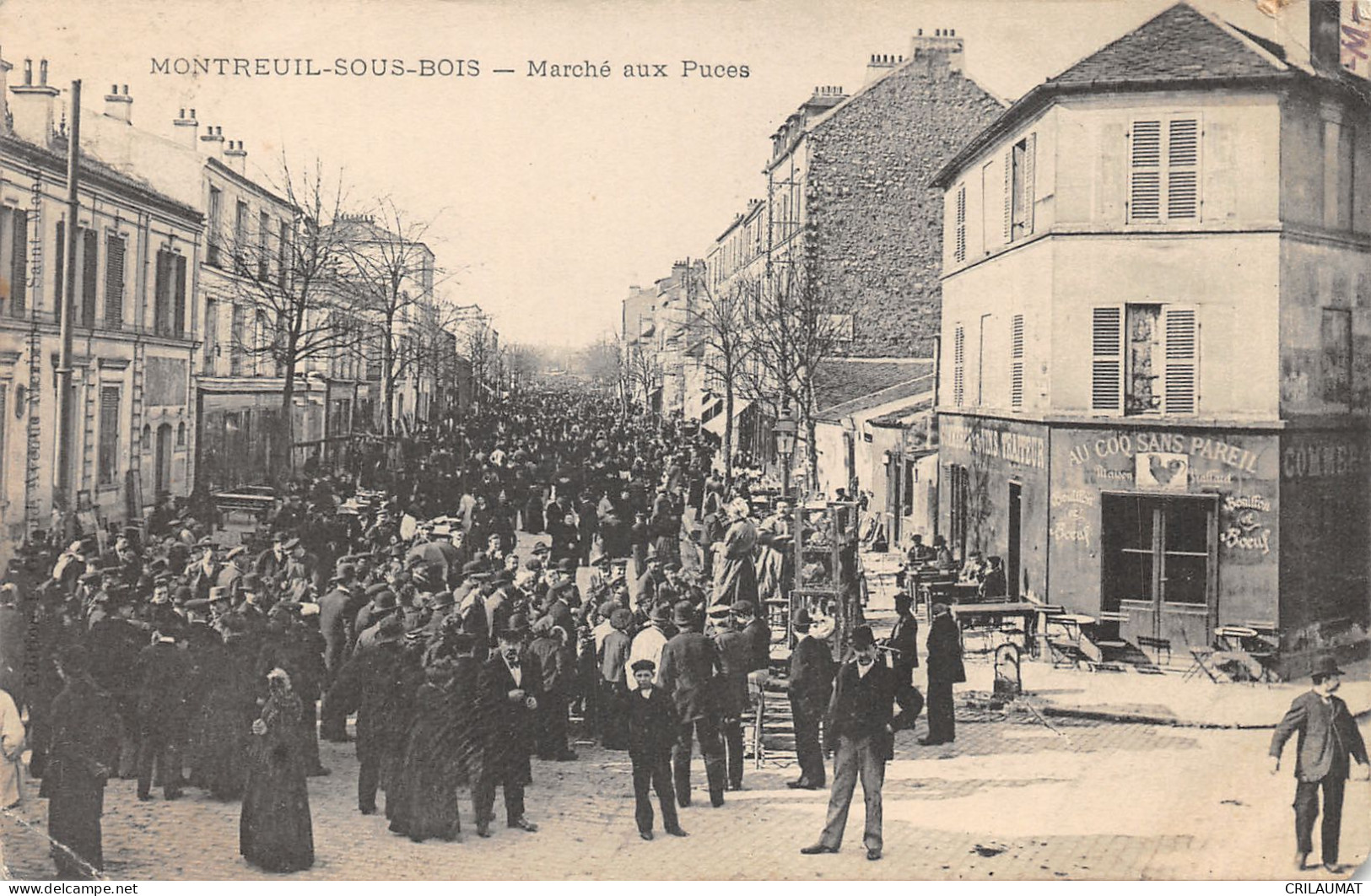 93-MONTREUIL SOUS BOIS-MARCHE AUX PUCES-N°6031-H/0043 - Montreuil