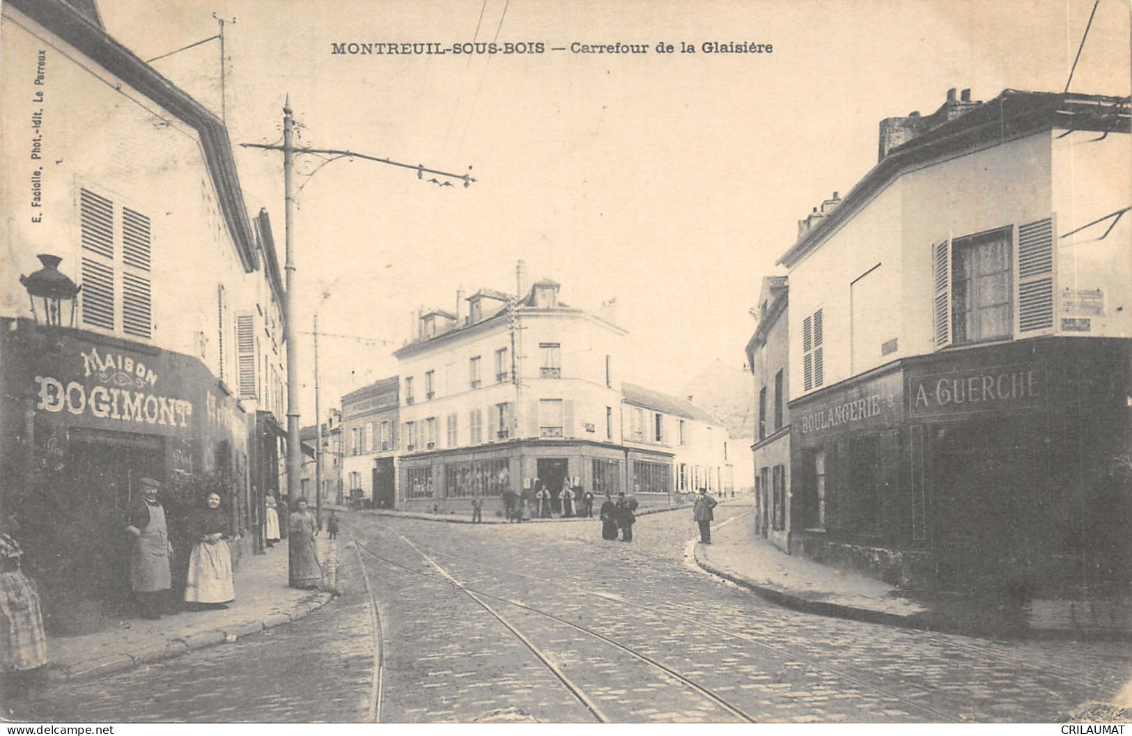 93-MONTREUIL SOUS BOIS-CARREFOUR DE LA GLAISIERE-N°6031-H/0037 - Montreuil