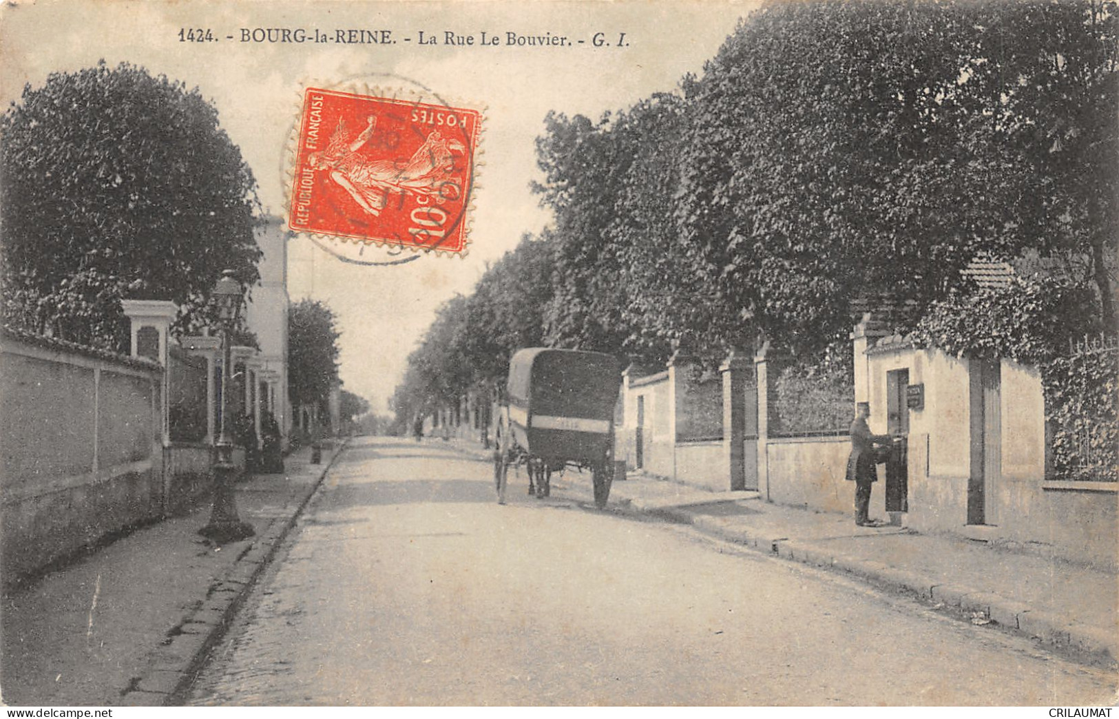 92-BOURG LA REINE-RUE LE BOUVIER-N°6031-G/0305 - Bourg La Reine