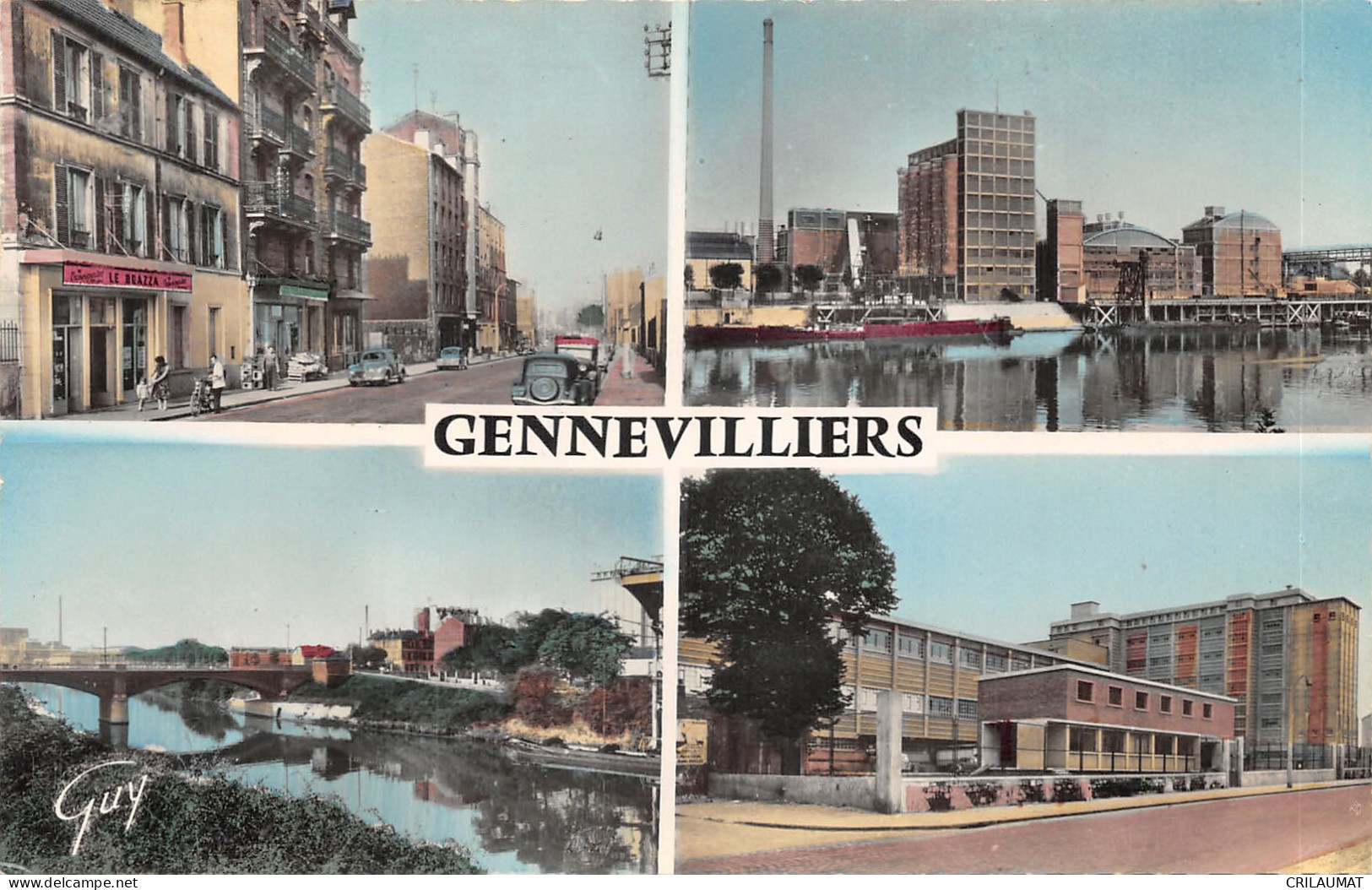 92-GENNEVILLIERS-PANORAMA-N°6031-G/0219 - Gennevilliers