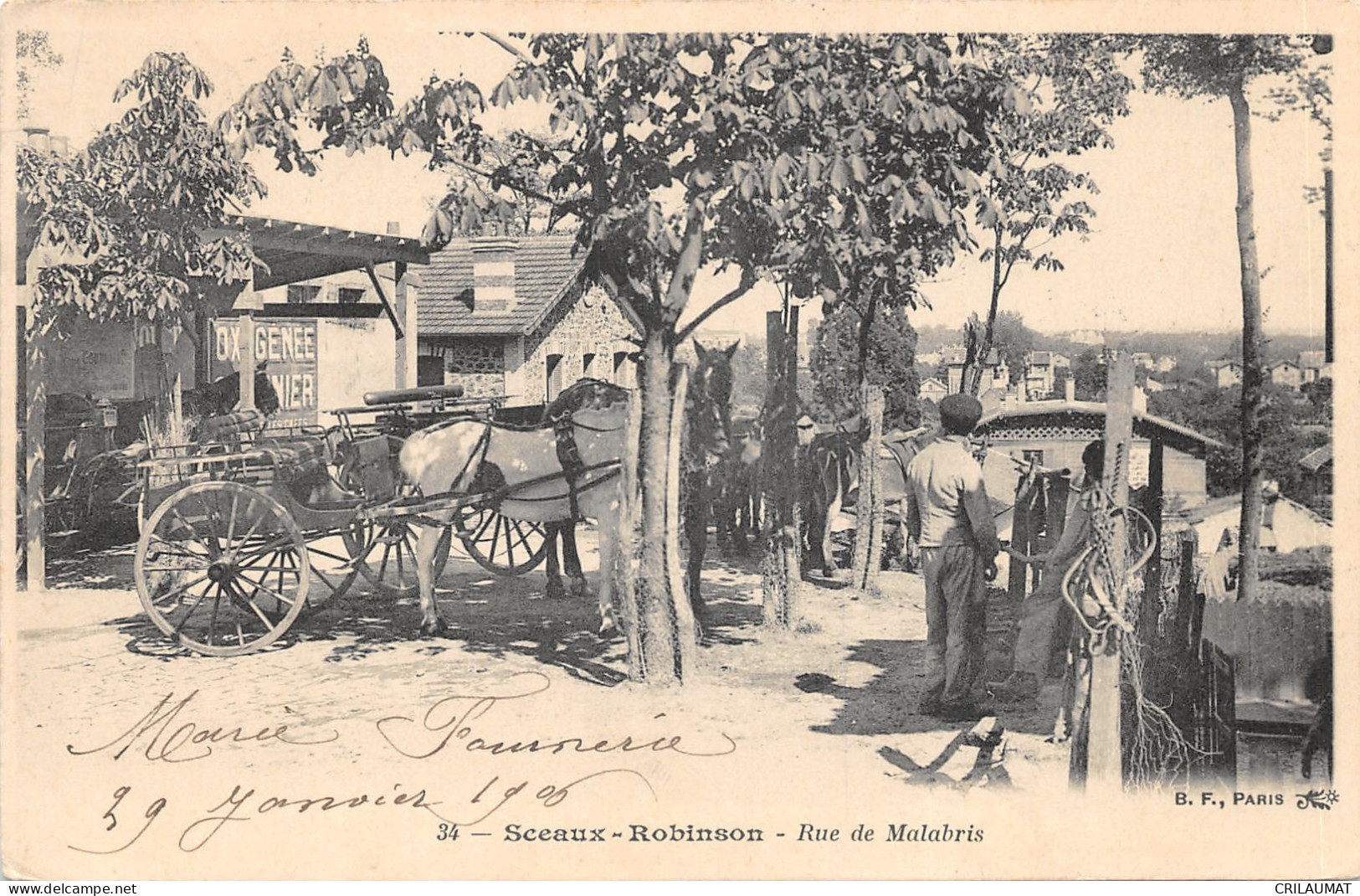 92-SCEAUX-ROBINSON-RUE DE MALABRIS-N°6031-G/0147 - Sceaux