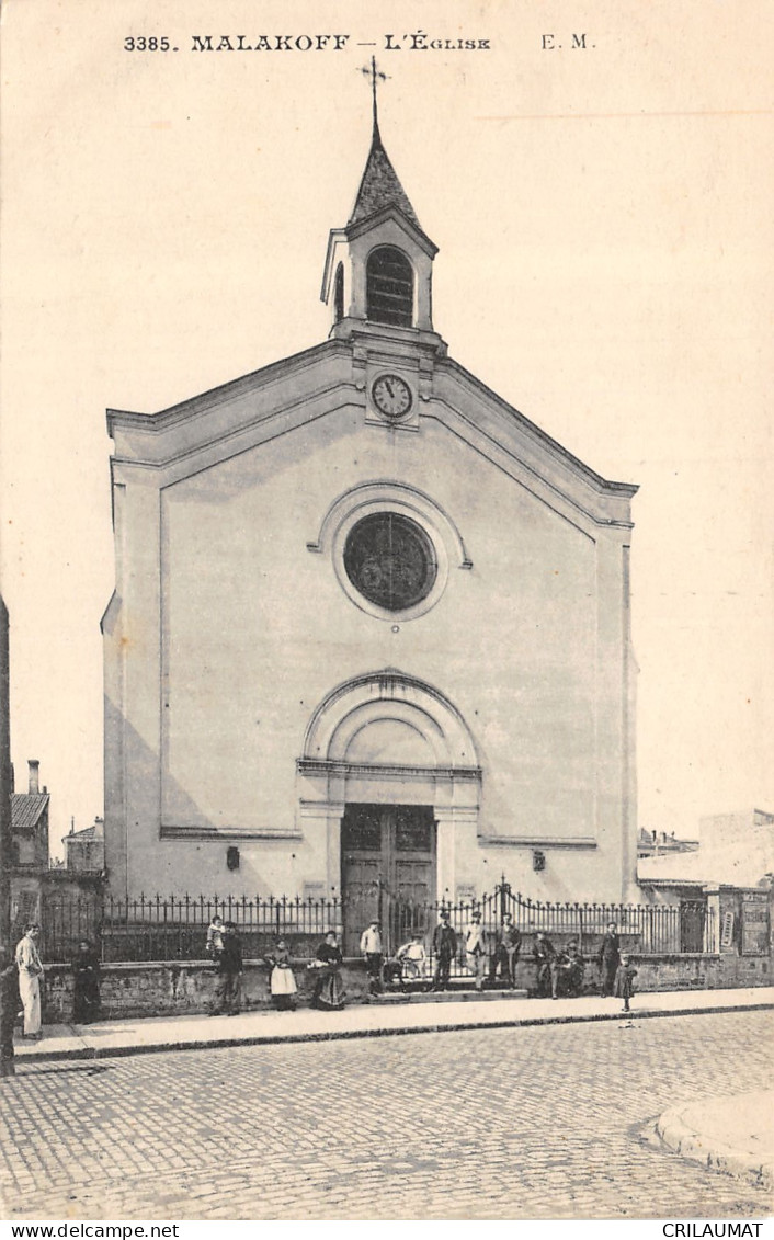 92-MALAKOFF-L EGLISE-N°6031-G/0043 - Malakoff