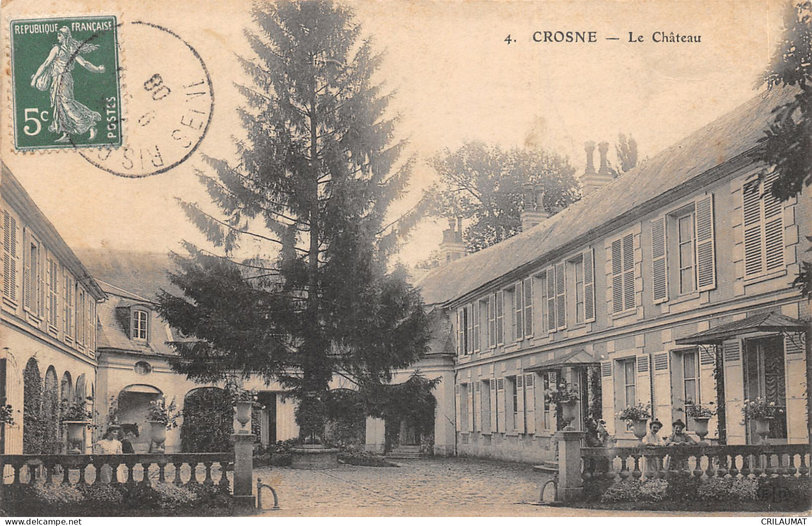 91-CROSNE-LE CHATEAU-N°6031-F/0075 - Crosnes (Crosne)