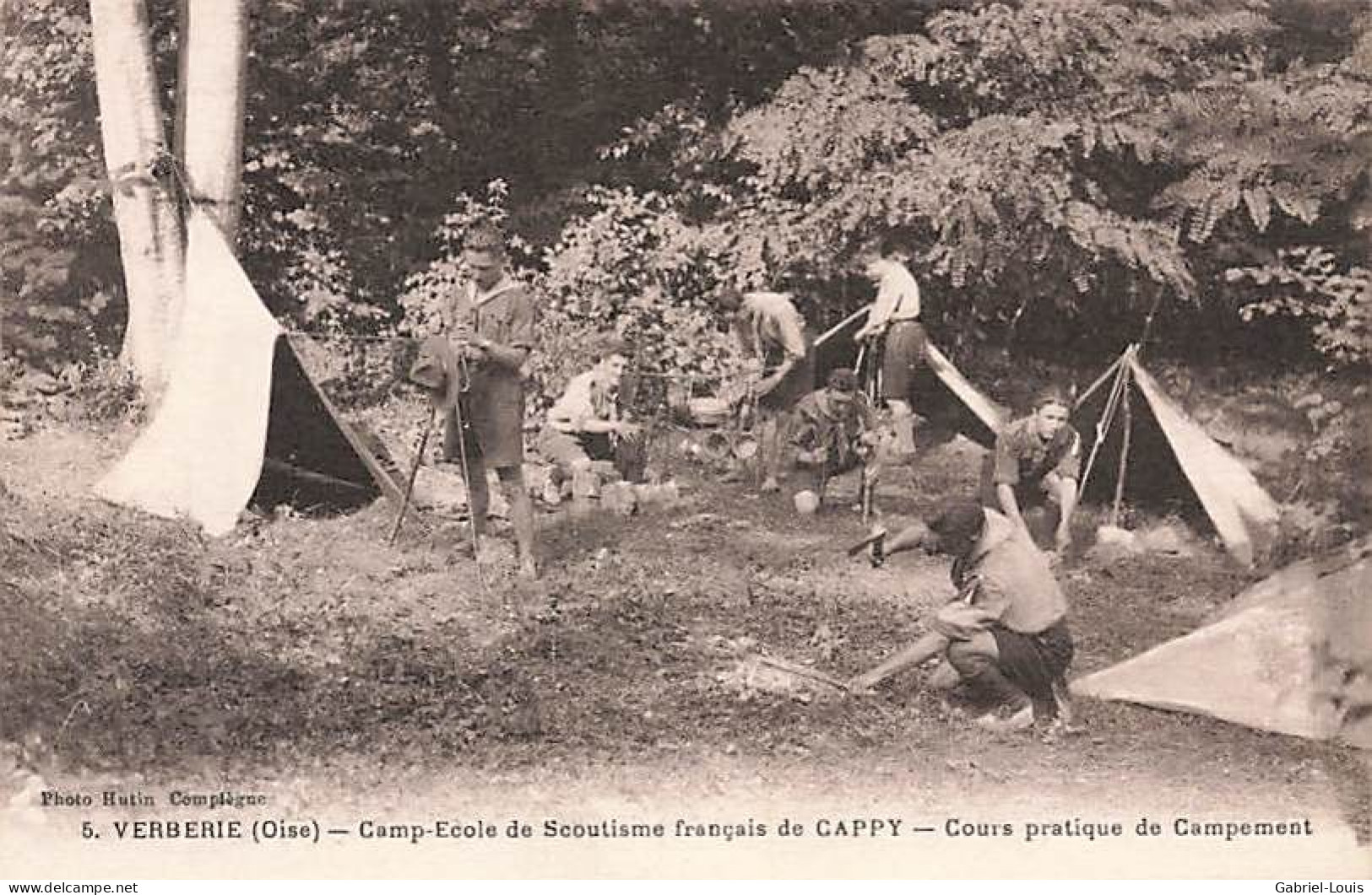 Verberie Camp Ecole De Scoutisme Français De Cappy Campement - Verberie