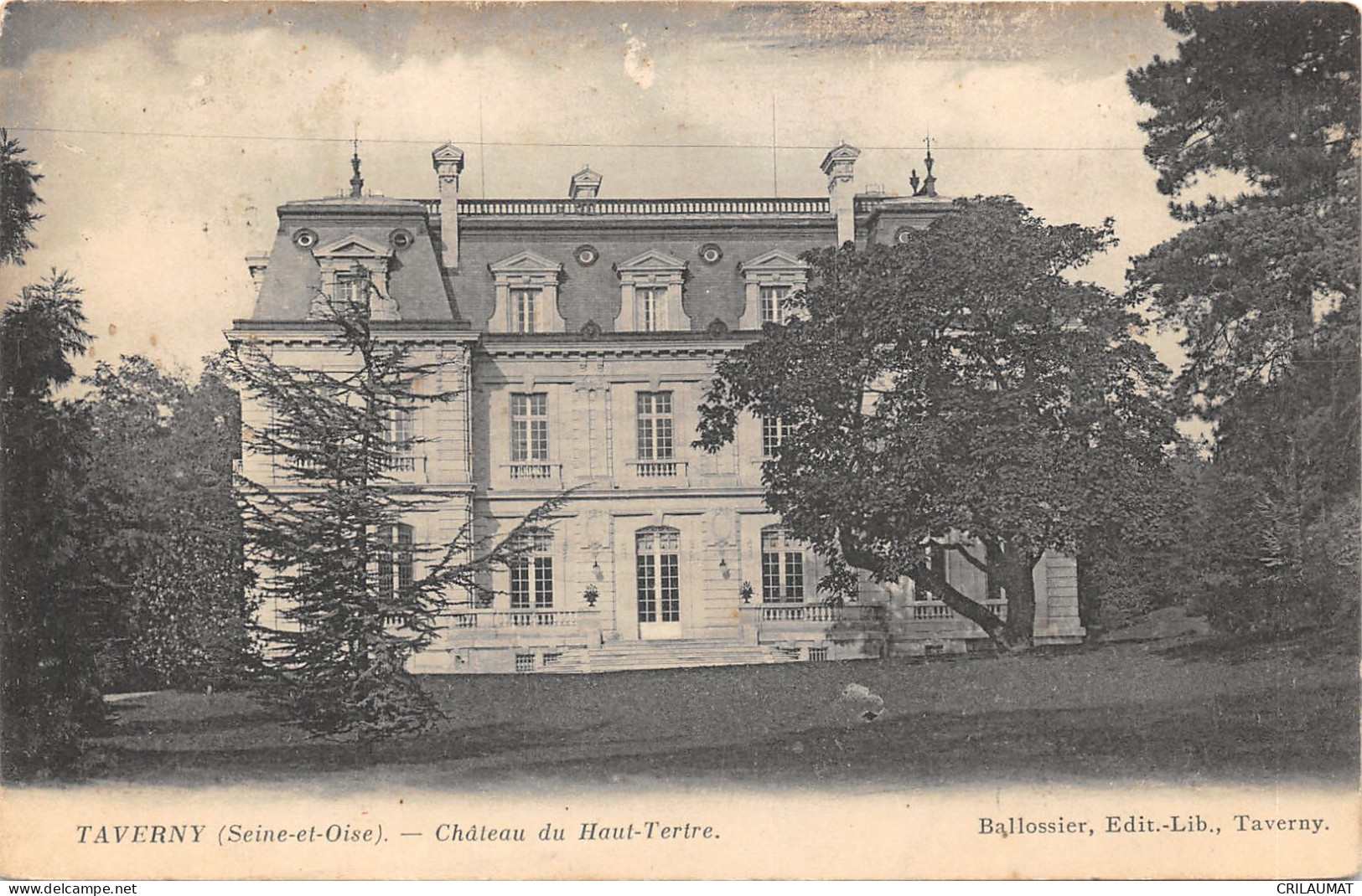 95-TAVERNY-CHATEAU DU HAUT TERTRE-N°6032-B/0251 - Taverny