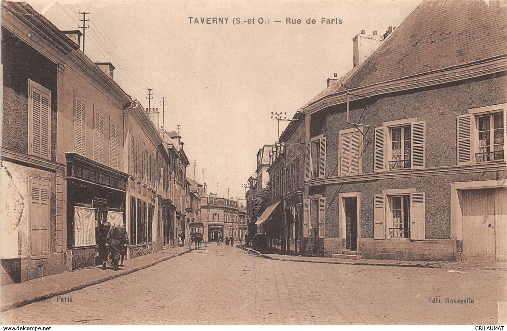 95-TAVERNY-RUE DE PARIS-N°6032-B/0241 - Taverny