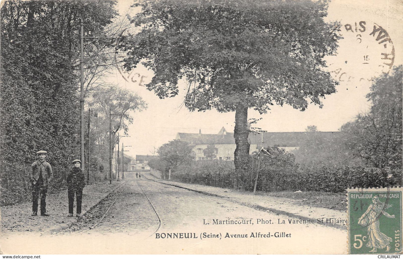 94-BONNEUIL-AVENUE ALFRED GILLET-N°6032-B/0195 - Bonneuil Sur Marne