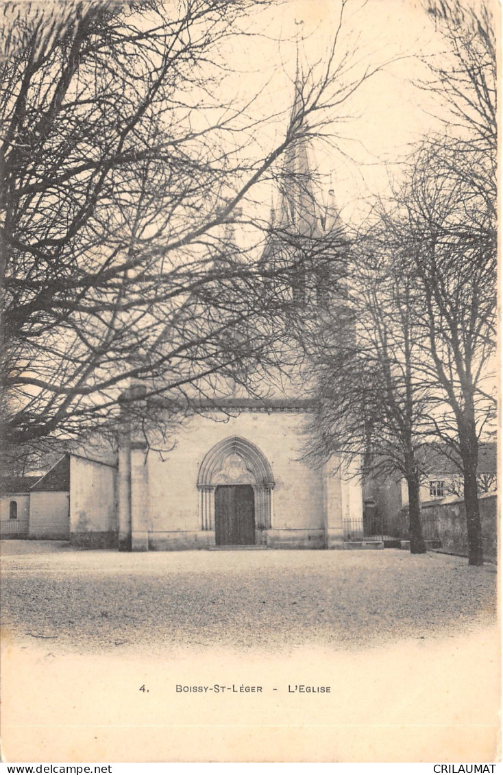 94-BOISSY SAINT LEGER-L EGLISE-N°6032-B/0177 - Boissy Saint Leger