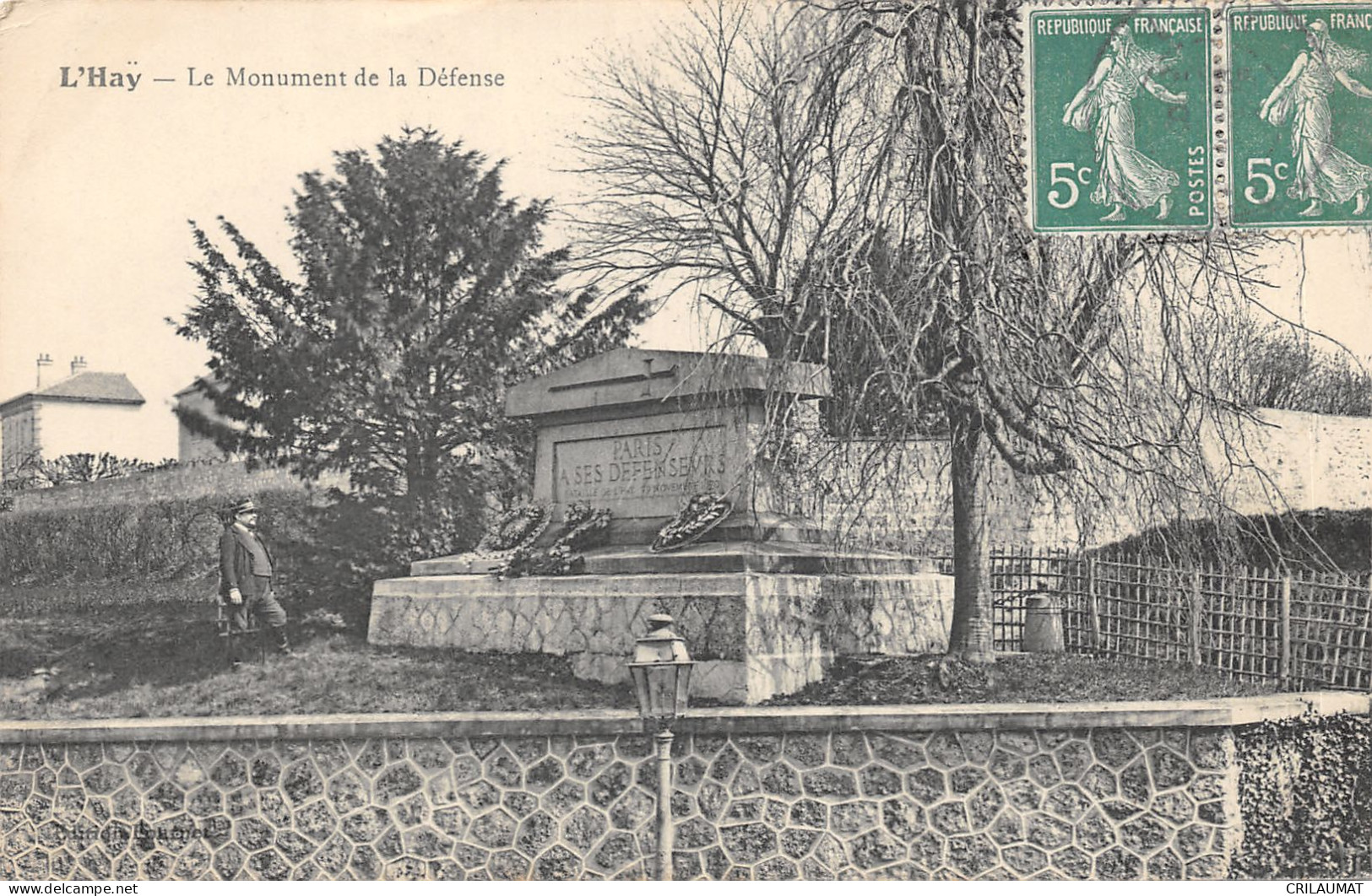 94-L HAY LES ROSES-MONUMENT DE LA DEFENSE-N°6032-B/0019 - L'Hay Les Roses