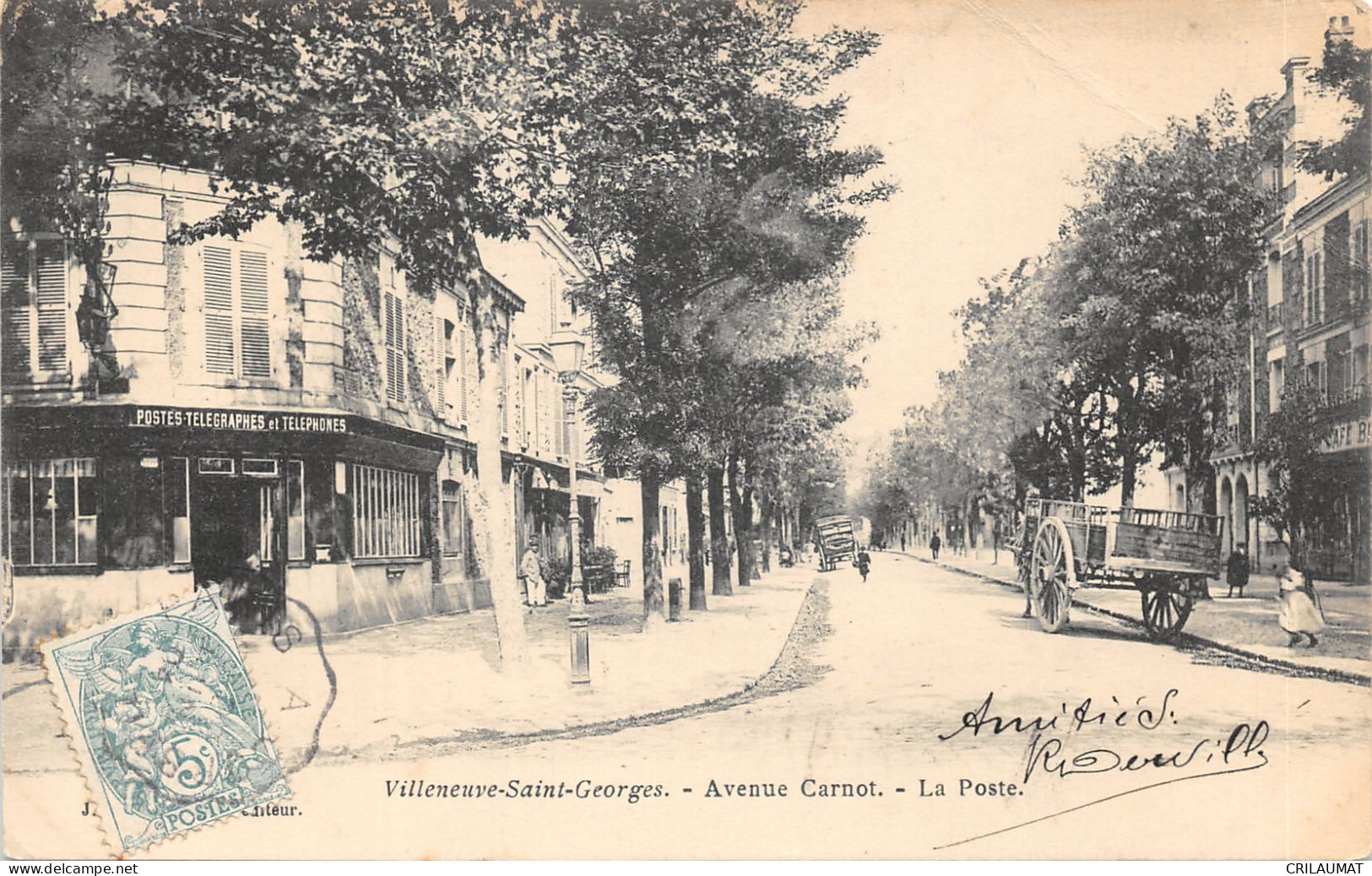 94-VILLENEUVE SAINT GEORGES-LA POSTE-N°6032-A/0361 - Villeneuve Saint Georges