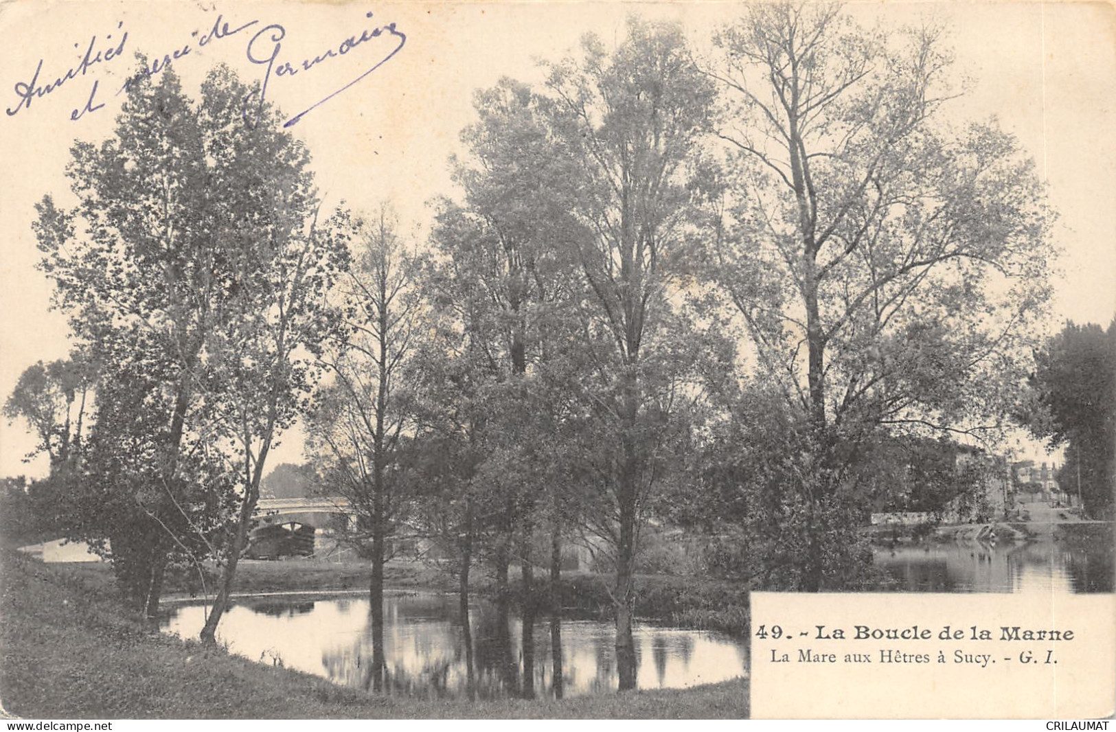 94-SUCY EN BRIE-LA MARE AUX HETRES-N°6032-A/0341 - Sucy En Brie