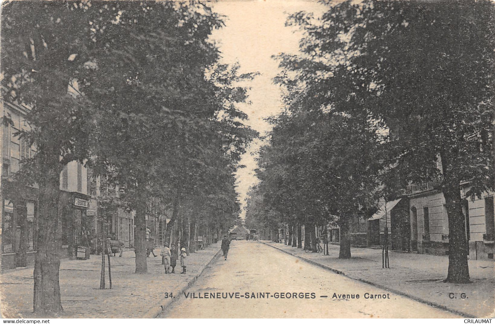 94-VILLENEUVE SAINT GEORGES-AVENUE CAROT-N°6032-A/0231 - Villeneuve Saint Georges