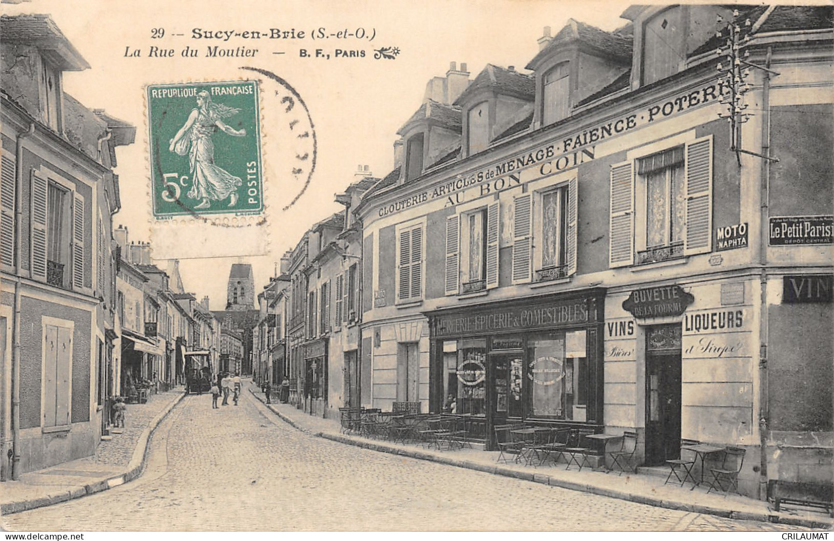 94-SUCY EN BRIE-RUE DU MOUTIER-N°6032-A/0111 - Sucy En Brie