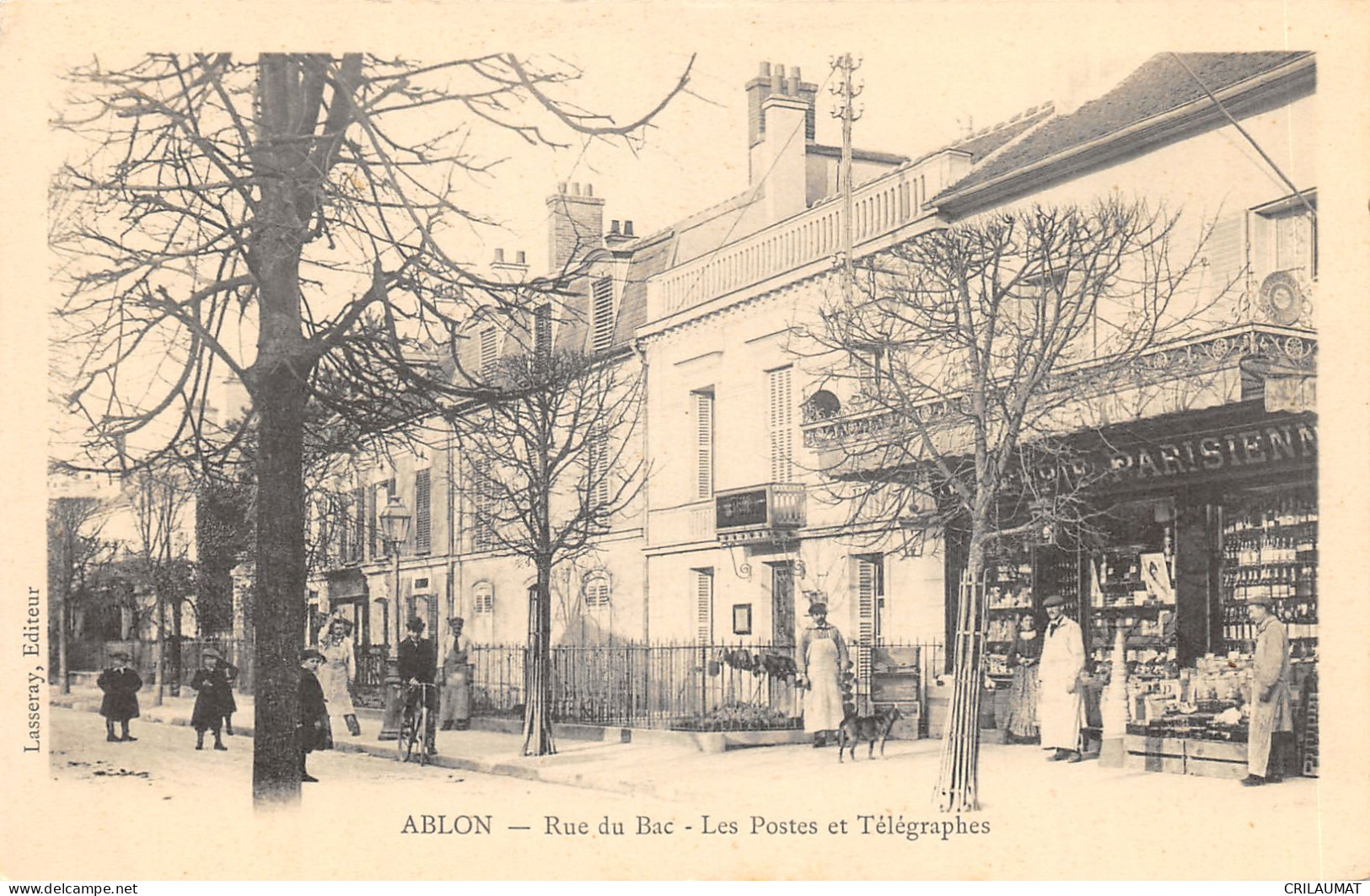 94-ABLON-RUE DU BAC-POSTES ET TELEGRAPHES-N°6031-H/0333 - Ablon Sur Seine